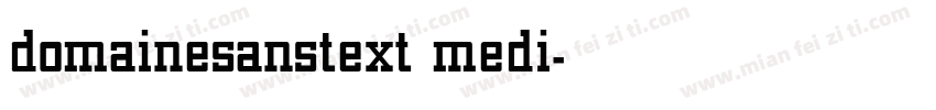 domainesanstext medi字体转换
